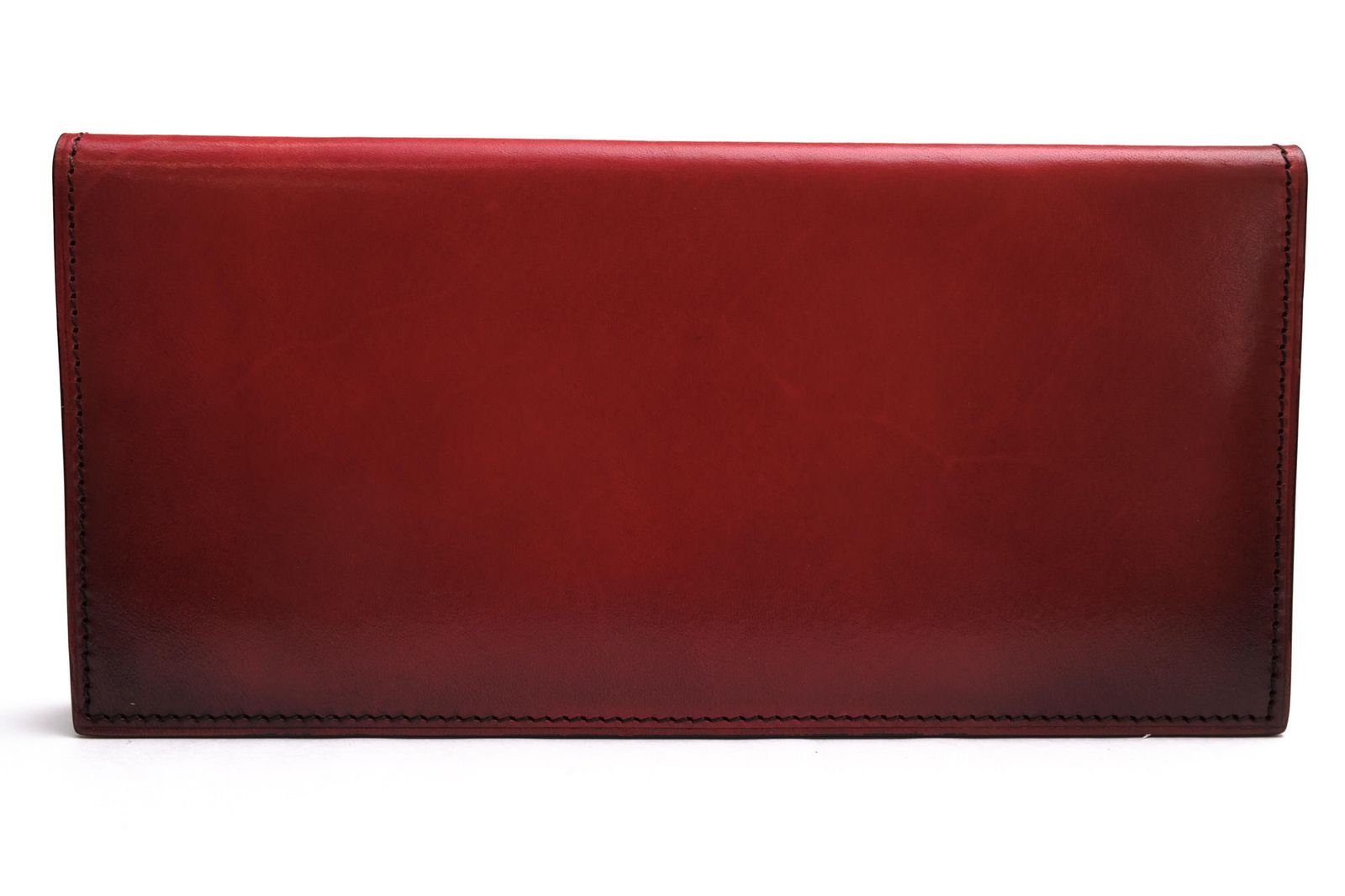 ユハク／YUHAKU 長財布 財布 ウォレット メンズ 男性 男性用 レザー 革 本革 レッド 赤 YFP111 Foschia Long Wallet フォスキーア フォスキーア技法染め 小銭入れなし 札入れ