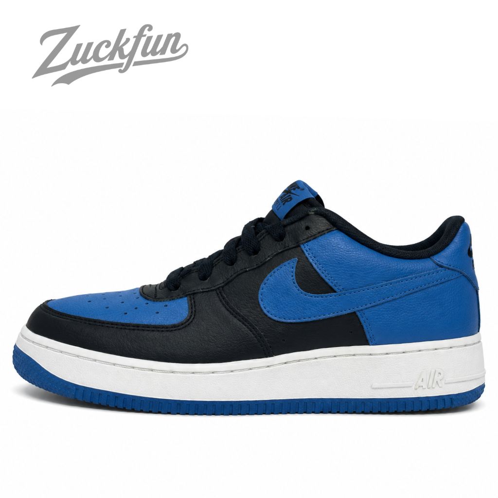レア 希少 NIKE AIR FORCE 1 ナイキ エア フォース 1 ブラック ブルー 25cm U07452 596728-041