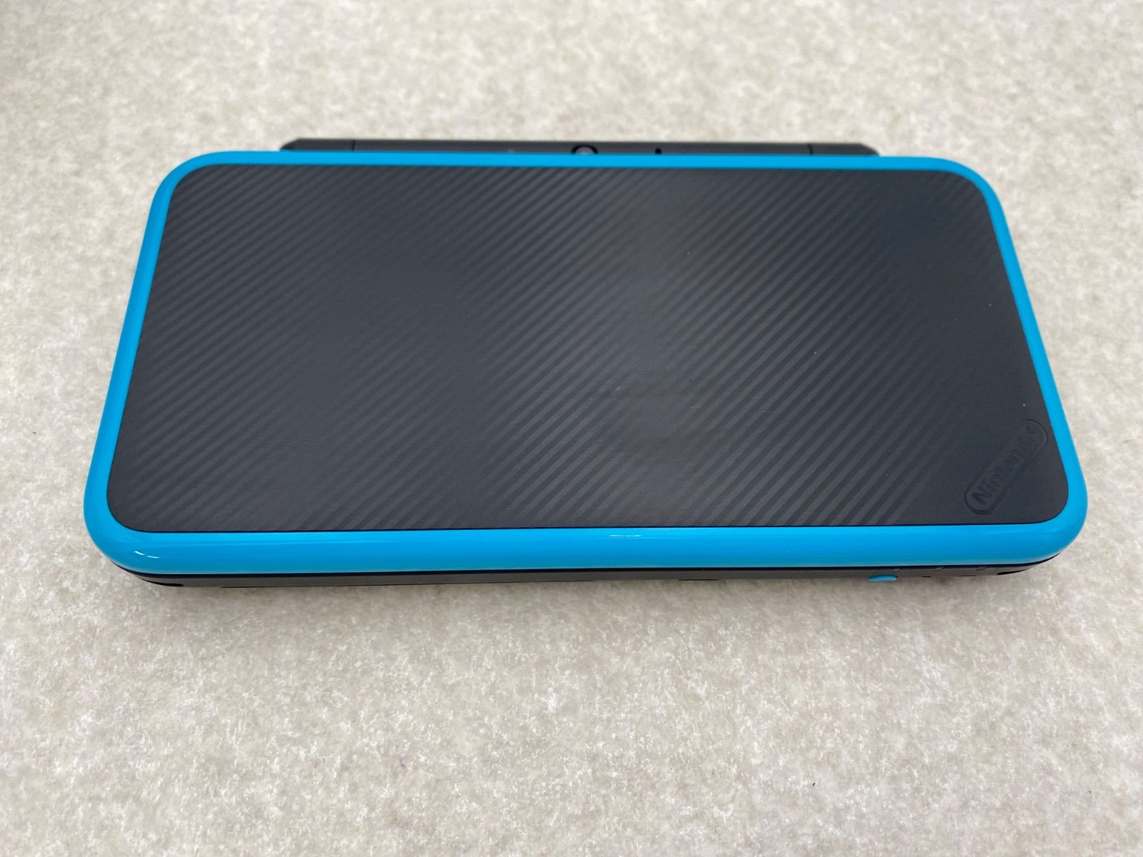 ◇New ニンテンドー2DSLL本体 ブラック×ターコイズ 0012634850 動作品
