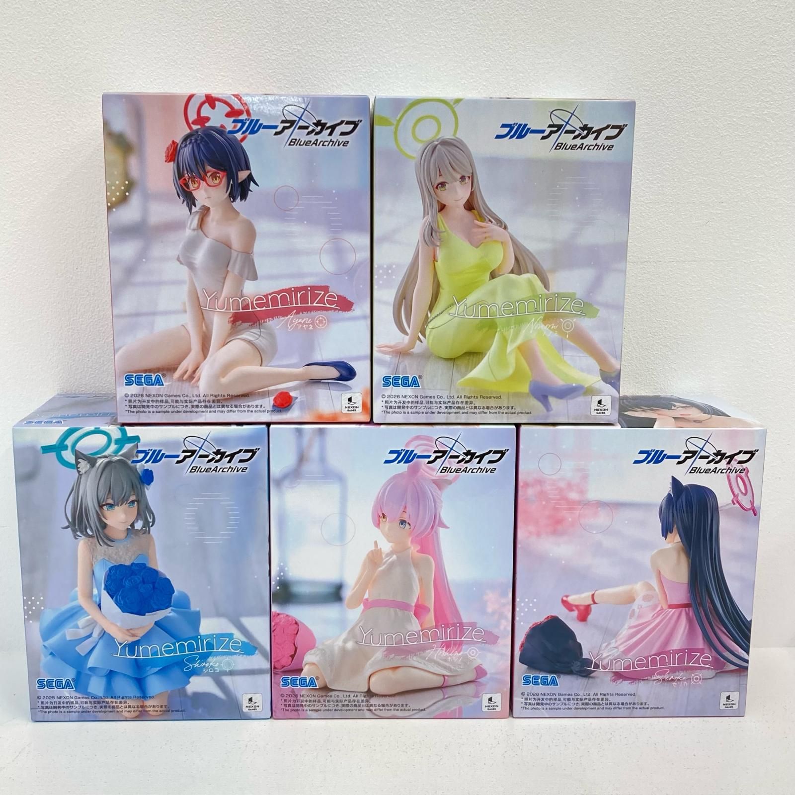 イオン広店】 5点 ブルーアーカイブ Yumemirize ノノミ アヤネ セリカ