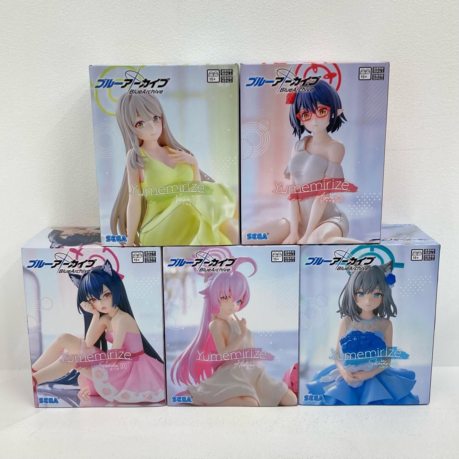 イオン広店】 5点 ブルーアーカイブ Yumemirize ノノミ アヤネ セリカ