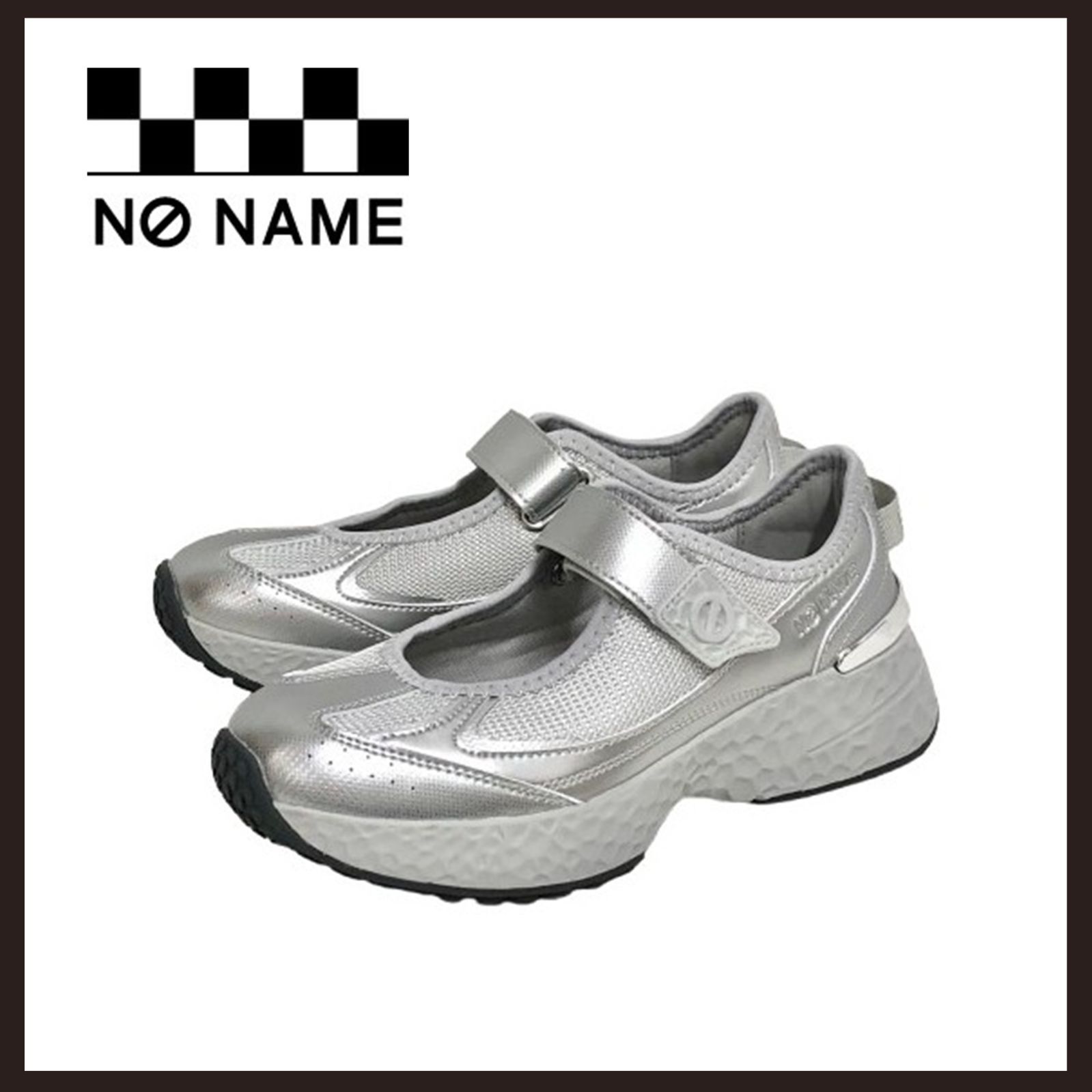 未使用　NO NAME (ノーネーム)　CARTER　2.0 BABIES　シルバー　24cm