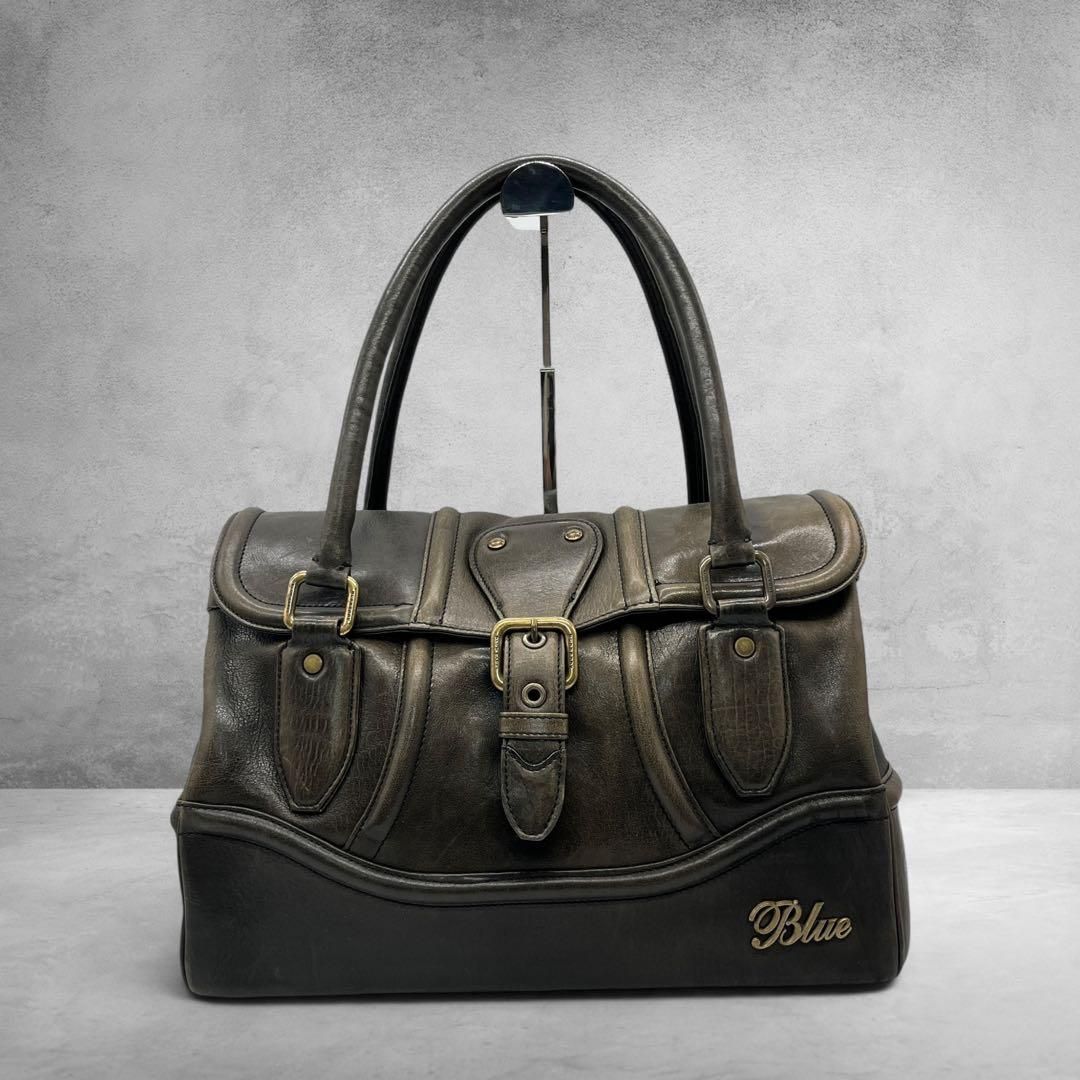 Burberry Blue Label Leather Boston Bag バーバリーブルーレーベル