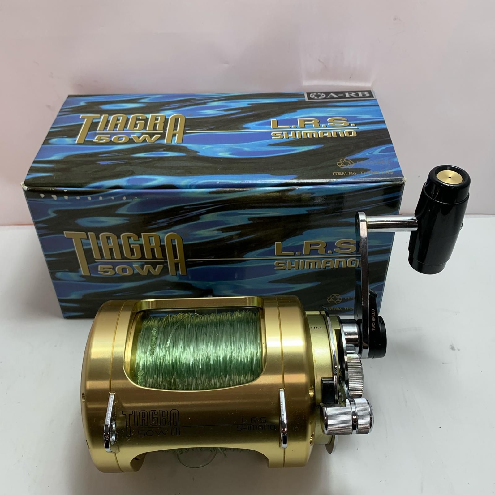 SHIMANO シマノ 両軸リール ﾃｨｱｸﾞﾗ50W L.R.S