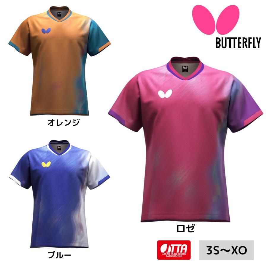バタフライ Butterfly インフィリア・シャツ 47220 卓球ユニフォーム 2025年春新作