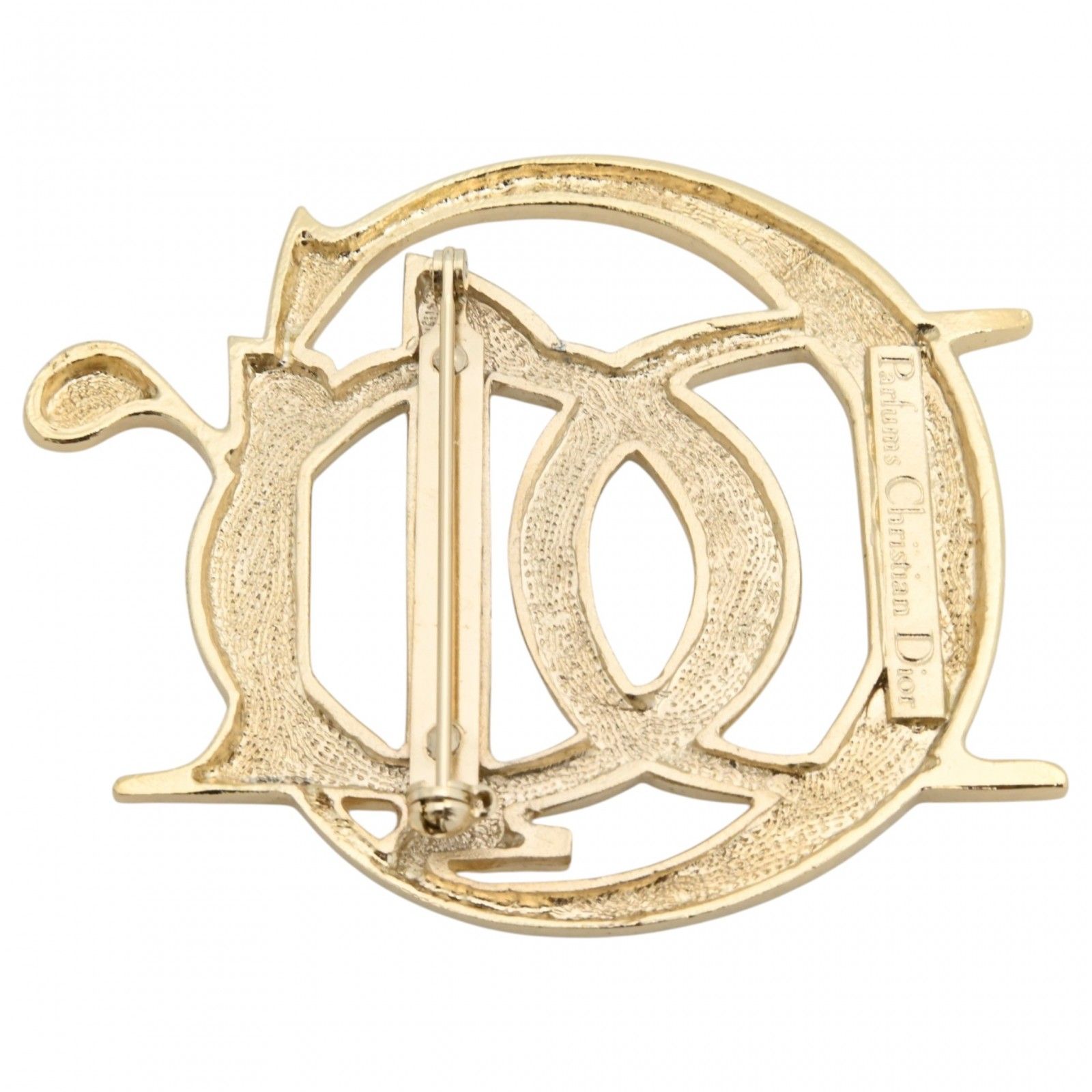 中古】ディオール ブローチ Diorロゴ Parfums アクセサリー Aランク