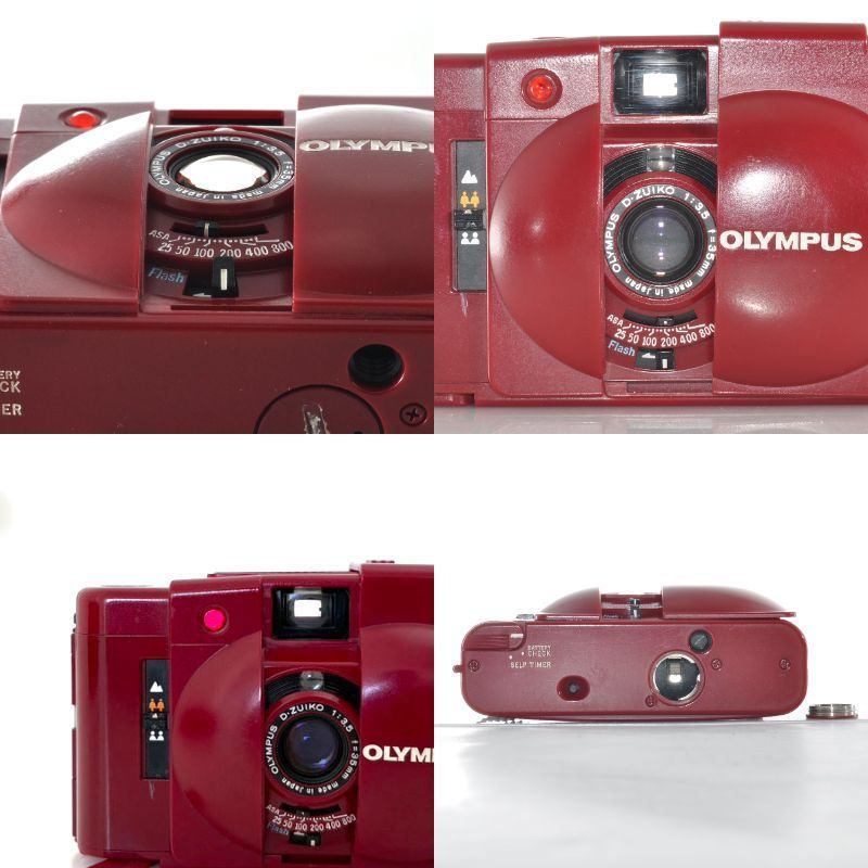 カメラ、光学機器 OLYMPUS XA2 レッド オリンパス フィルムカメラ