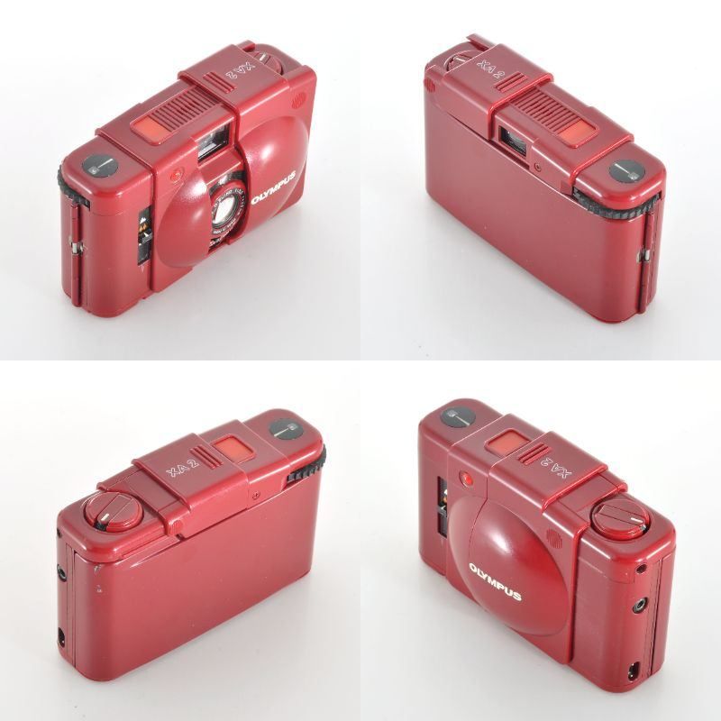 OLYMPUS XA2 コンパクトフィルムカメラ 本体 カメラ、光学機器 OLYMPUS XA2 レッド オリンパス フィルムカメラ