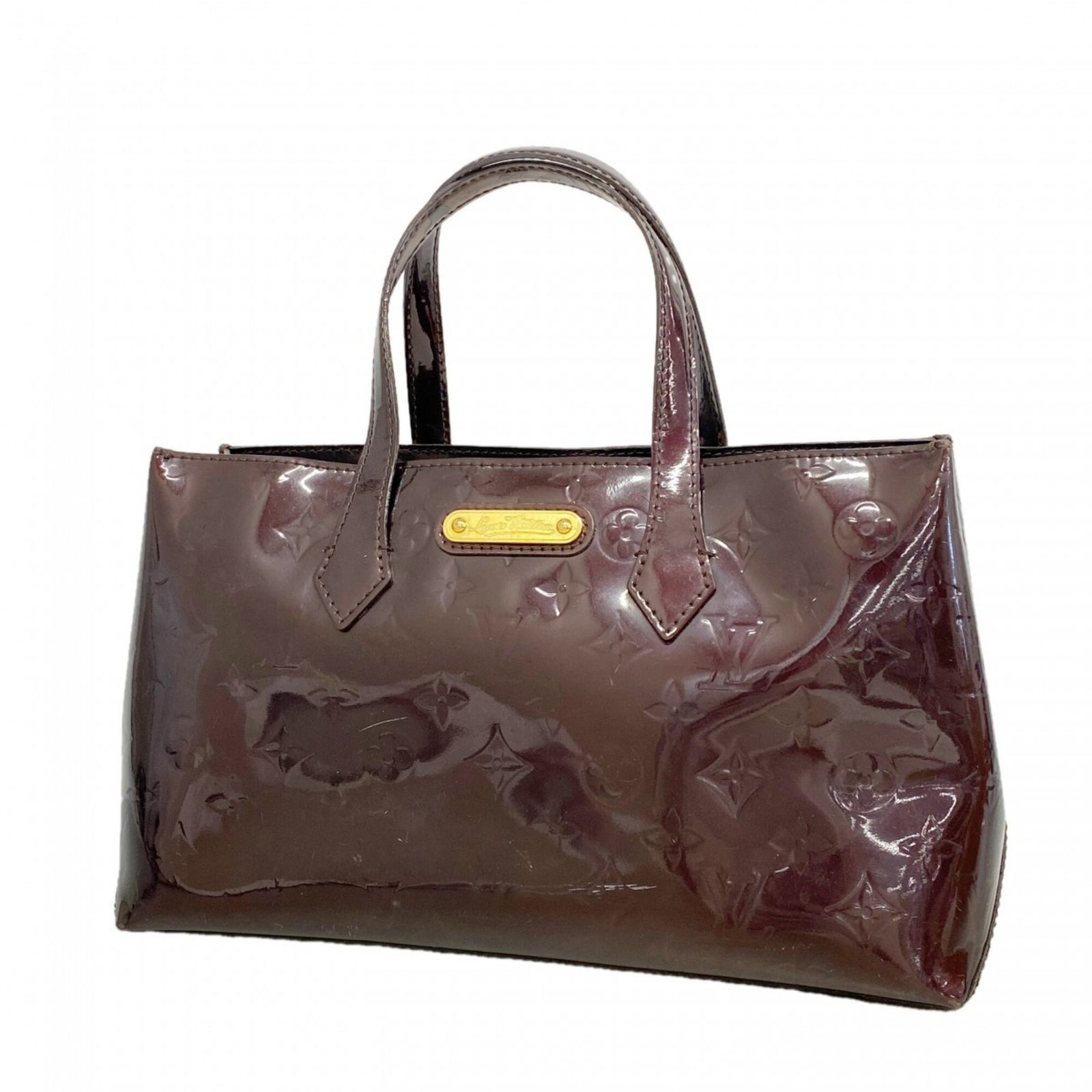 ルイ・ヴィトン(Louis Vuitton) ルイ・ヴィトン ハンドバッグ ヴェルニ ウィルシャーPM M93641 アマラントレディース