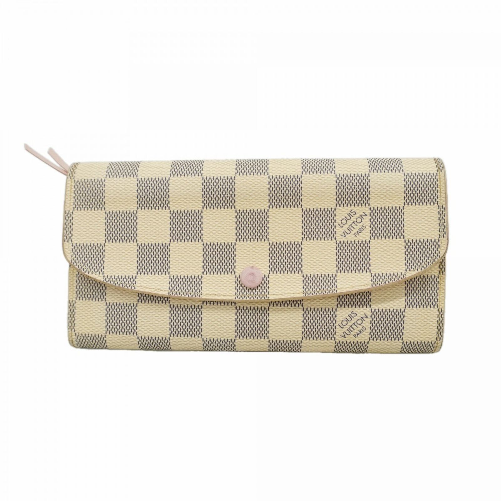 ルイ・ヴィトン(Louis Vuitton) ルイ・ヴィトン 長財布 ダミエ・アズール ポルトフォイユエミリー N41625 ローズバレリーヌレディース