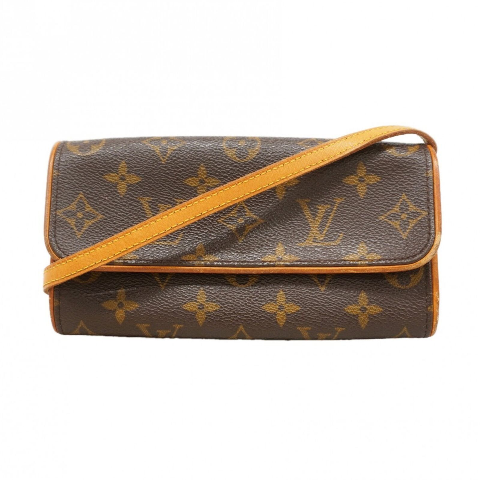 ルイ・ヴィトン(Louis Vuitton) ルイ・ヴィトン ショルダーバッグ モノグラム ポシェットツインPM M51854 ブラウンレディース