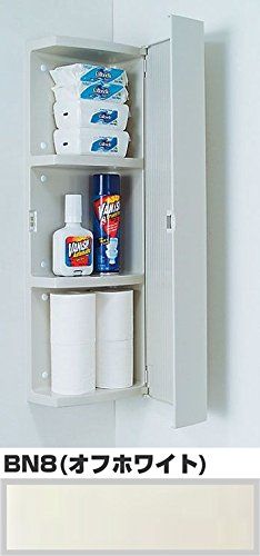新品 【トイレ収納キャビネット】INAX イナックス LIXIL・リクシル トイレ アクセサリー コーナーウォールキャビネット【SUA-CN101】オフホワイト（BN8）壁掛け小物収納タイプ