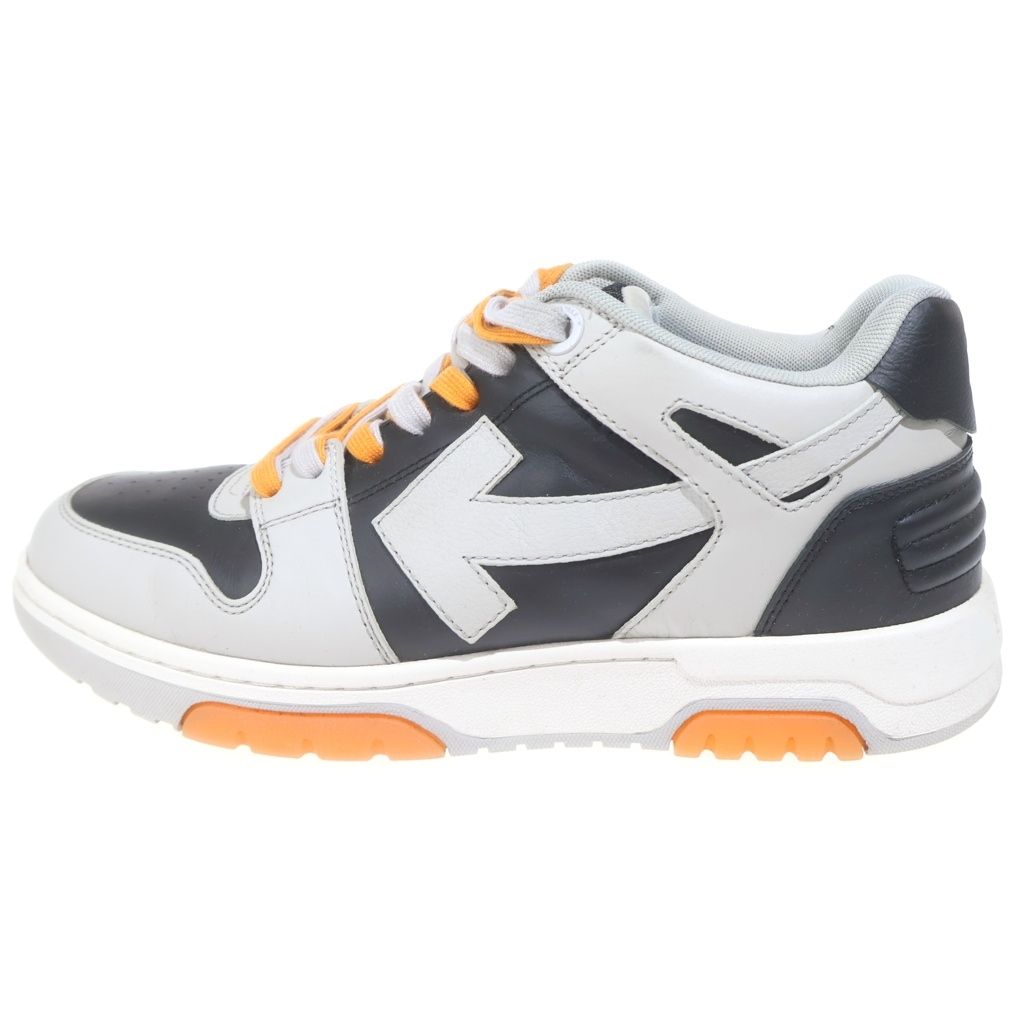 OFF-WHITE (オフホワイト) Out of Office Sneaker ローカットスニーカー グレー/オレンジ OMIA189S23LEA0040510