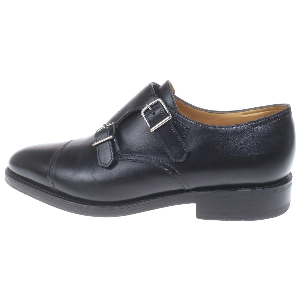 JOHN LOBB (ジョンロブ) ウィリアム2 ダブルストラップ レザーシューズ ブーツ 革靴 ブラック