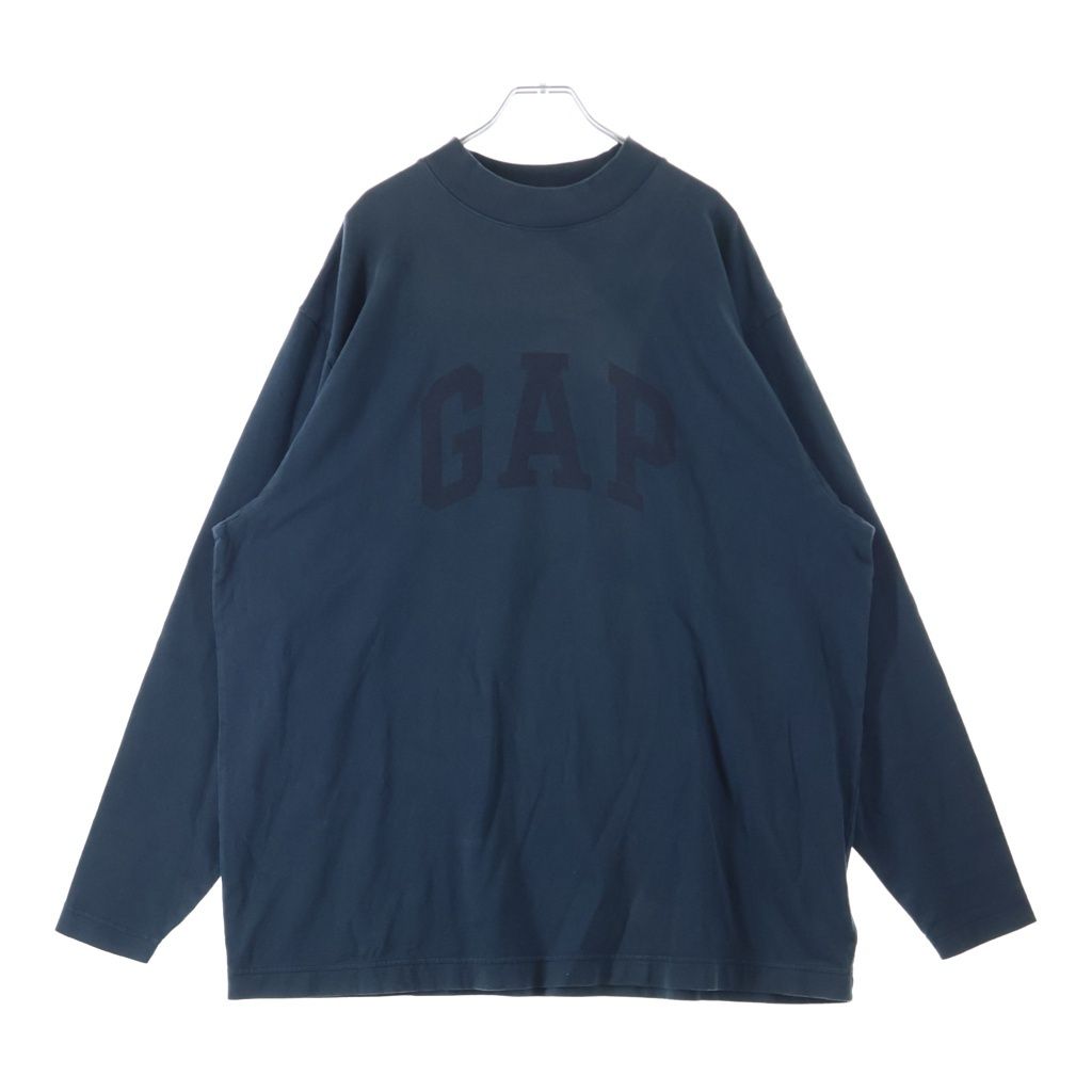 Yeezy Gap Engineered by Balenciaga (イージー ギャップ エンジニアードバイ バレンシアガ) Dove Longsleeve Tee ドーヴ 両面プリント 長袖Tシャツ カットソー ネイビー