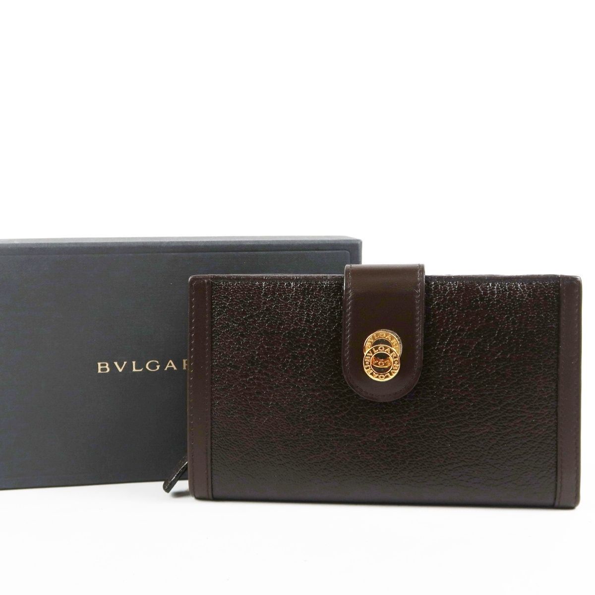 新品・未使用】BVLGARI ブルガリ ビーゼロ金具 二つ折り長財布