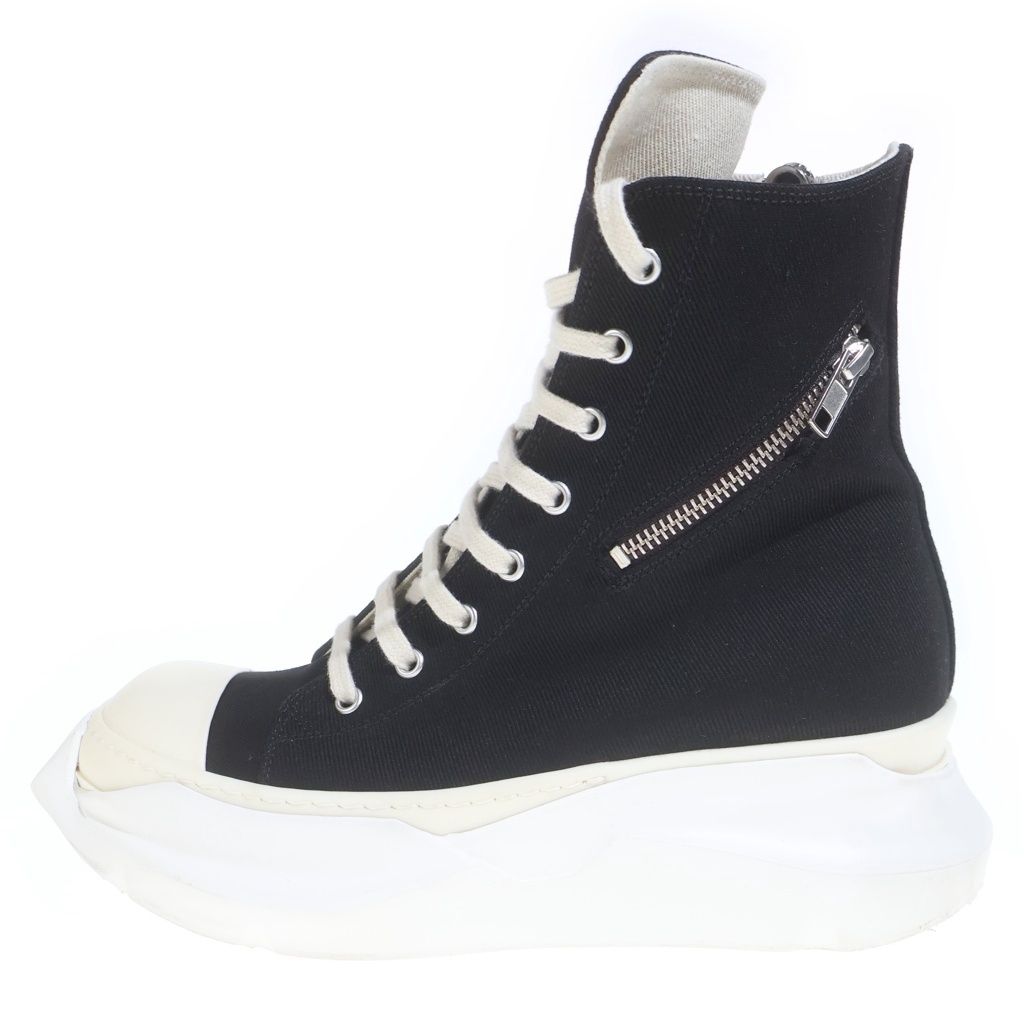 DRKSHDW (ダークシャドウ) CARGO ABSTRACT SNEAKS DU02E7841 カーゴアブストラクト キャンバスハイカットスニーカー ブラック