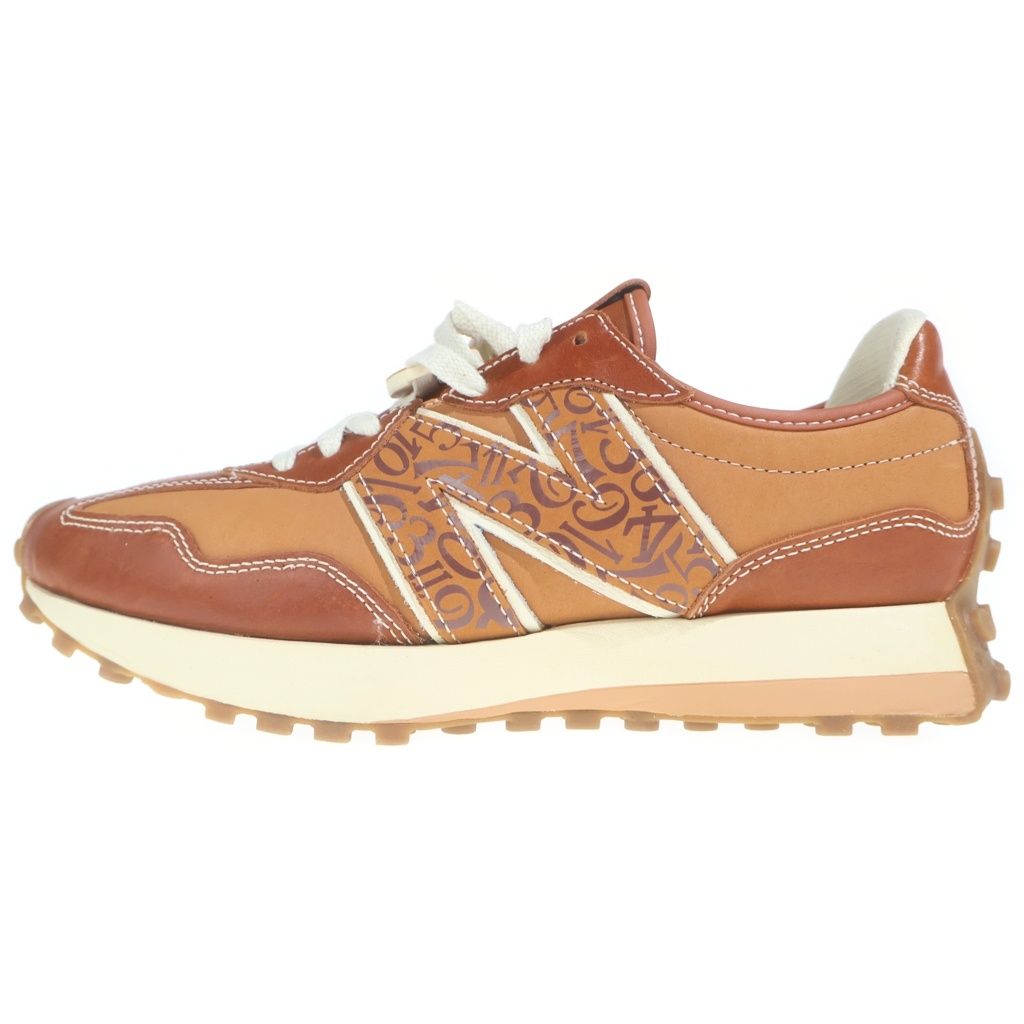 New Balance (ニューバランス) MS327FMC ×Frank Muller フランクミュラー レザー ローカットスニーカー ブラウン #US10.5/28.5cm
