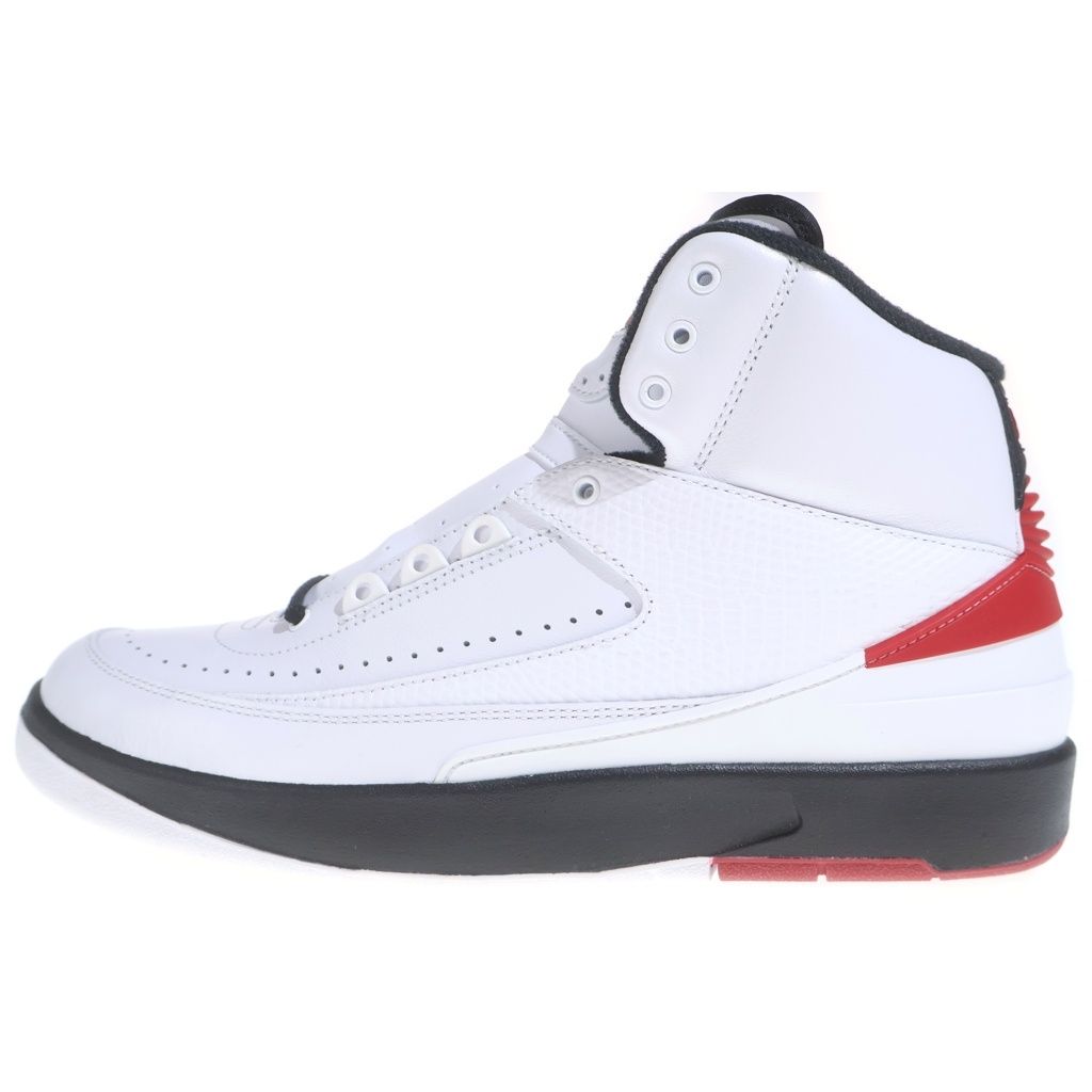 NIKE (ナイキ) AIR JORDAN 2 OG CHICAGO 2022 DX2454-106 エアジョーダン2 シカゴ ハイカットスニーカー ホワイト/ブラック/レッド US9.5/27.5cm