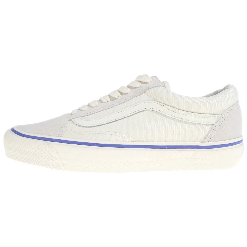 VANS (ヴァンズ) VAULT OG OLD SKOOL LX Marshmallow ボルト OG オールドスクール マシュマロ スエード ローカットスニーカー ホワイト US9.5/27.5cm VN000VOJKC0