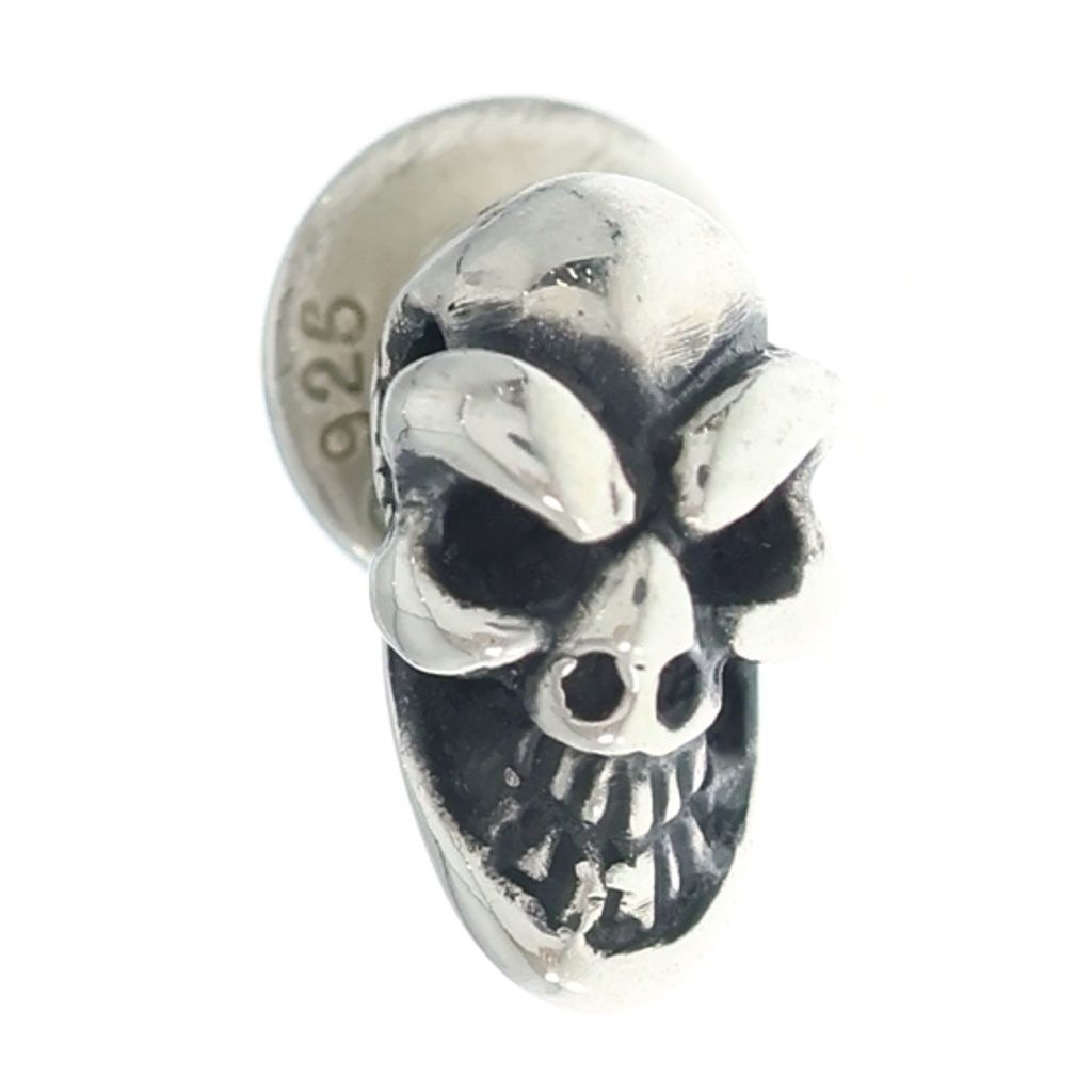 Bill Wall Leather/BWL (ビルウォールレザー) BWL SKULL Pierce スカルスタッドピアス シルバー