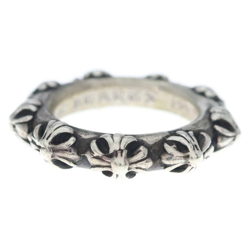 CHROME HEARTS (クロムハーツ) CROSS BAND クロスバンド リング シルバー BCA342