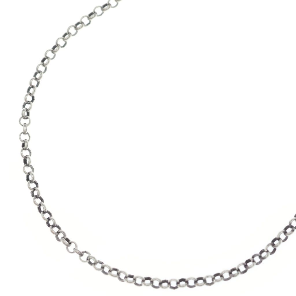 CHROME HEARTS (クロムハーツ) NECKCHAIN R18 ロールチェーンネックレス 18inch シルバー BCA083