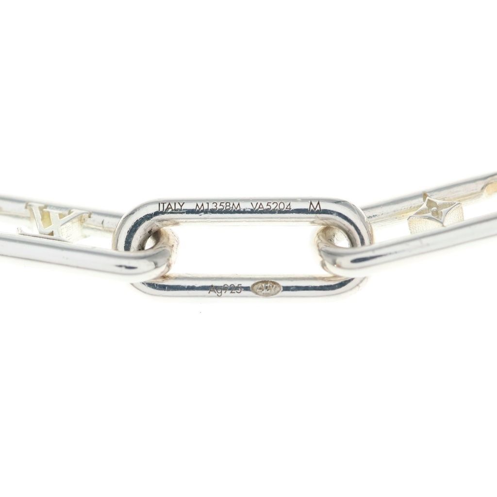 LOUIS VUITTON (ルイヴィトン) Sleek Monogram Bracelet スリーク