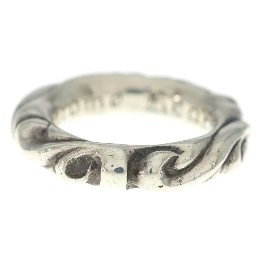 CHROME HEARTS (クロムハーツ) OLD SCRL BAND スクロールバンド リング シルバー BCA351