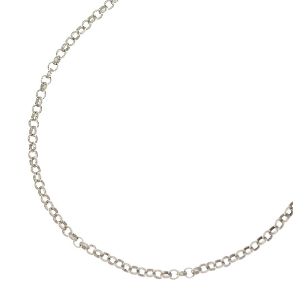 CHROME HEARTS (クロムハーツ) NECKCHAIN R20 ロールチェーンネックレス 20inch シルバー BCA084