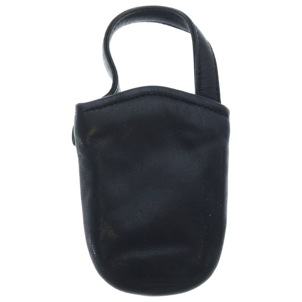 CHROME HEARTS (クロムハーツ) PHONE POUCH V1 クロスパッチ レザー 