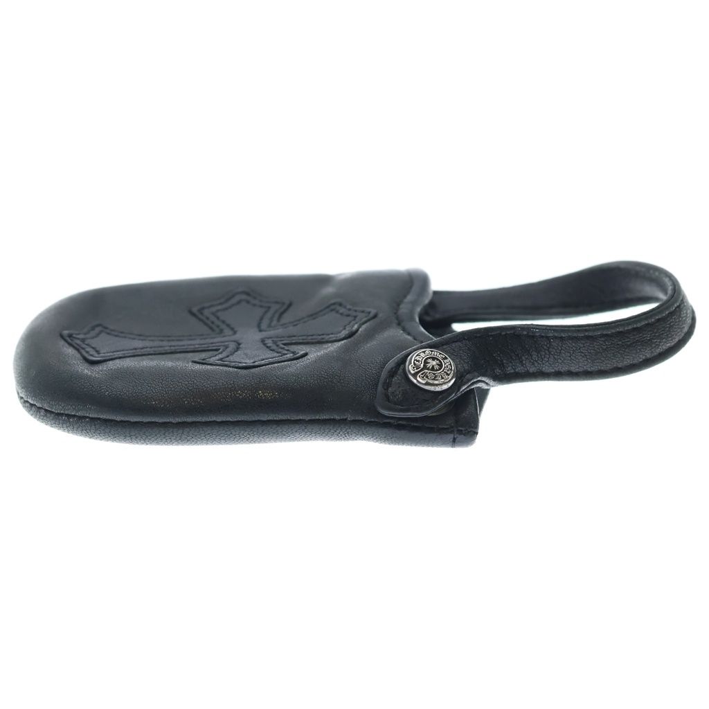 CHROME HEARTS (クロムハーツ) PHONE POUCH V1 クロスパッチ レザー