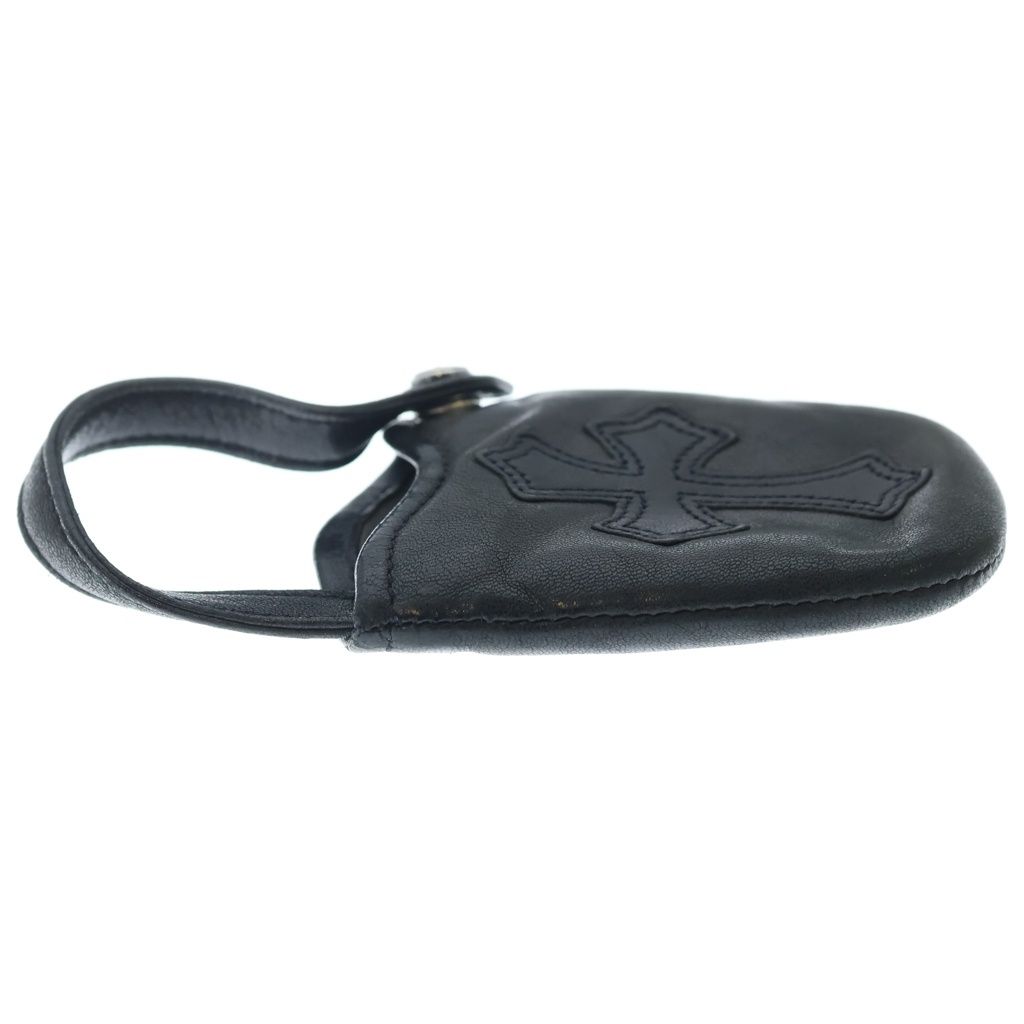 CHROME HEARTS (クロムハーツ) PHONE POUCH V1 クロスパッチ レザー 