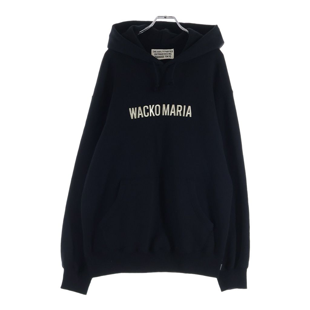 WACKO MARIA (ワコマリア) MIDDLE WEIGHT PULLOVER SWEAT SHIRT ミドルウエイト プルオーバースウェットフーディ パーカー ブラック