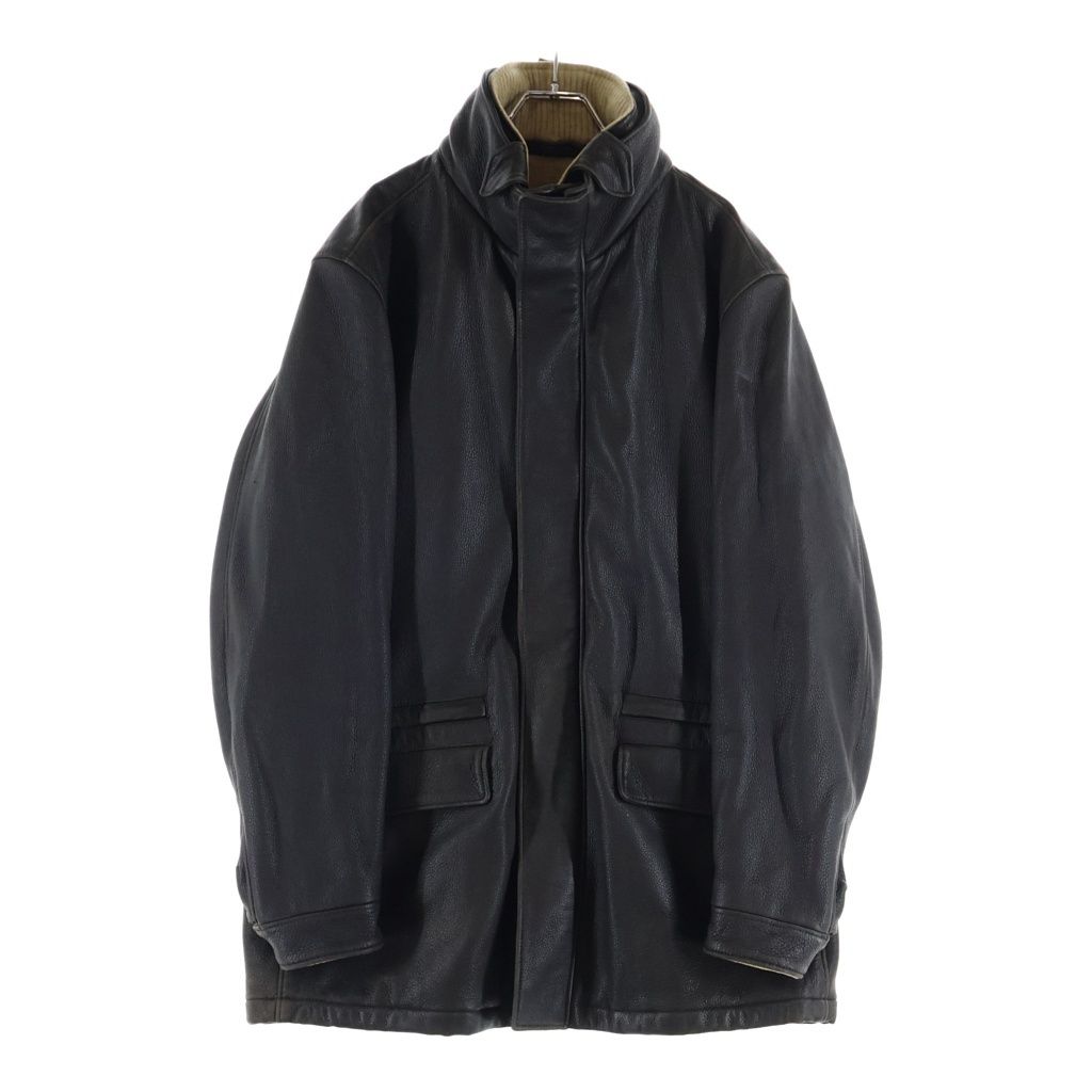 Loro Piana (ロロピアーナ) Deerskin Leather Jacket 鹿革 レザージャケット ジップアップ riri 裏地カシミヤ イタリア製 ブラウン