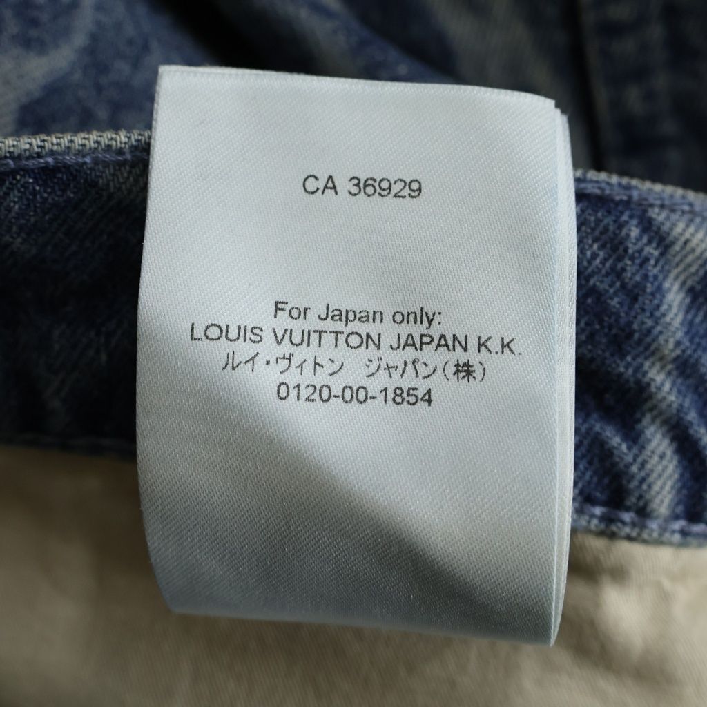 LOUIS VUITTON (ルイヴィトン) 24AW LV MONOGRAM DENIM SHORT PANTS