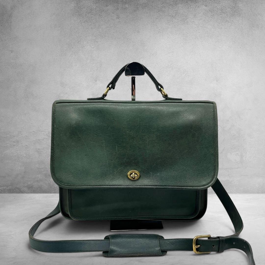 OLD COACH 5181 Legacy Briefcase ショルダーバッグ 2way グラブタンレザー USA製 vintage archive Y2K Anne Hathaway Prada Devil Wears Prada プラダを着た悪魔