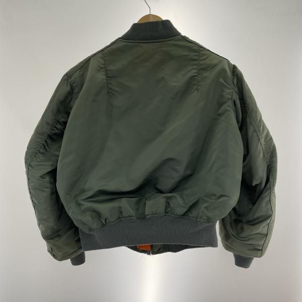 中古】ALPHA ALPHA INDUSTRIES MA-1 サイズXL MIL-J-82790J カーキ