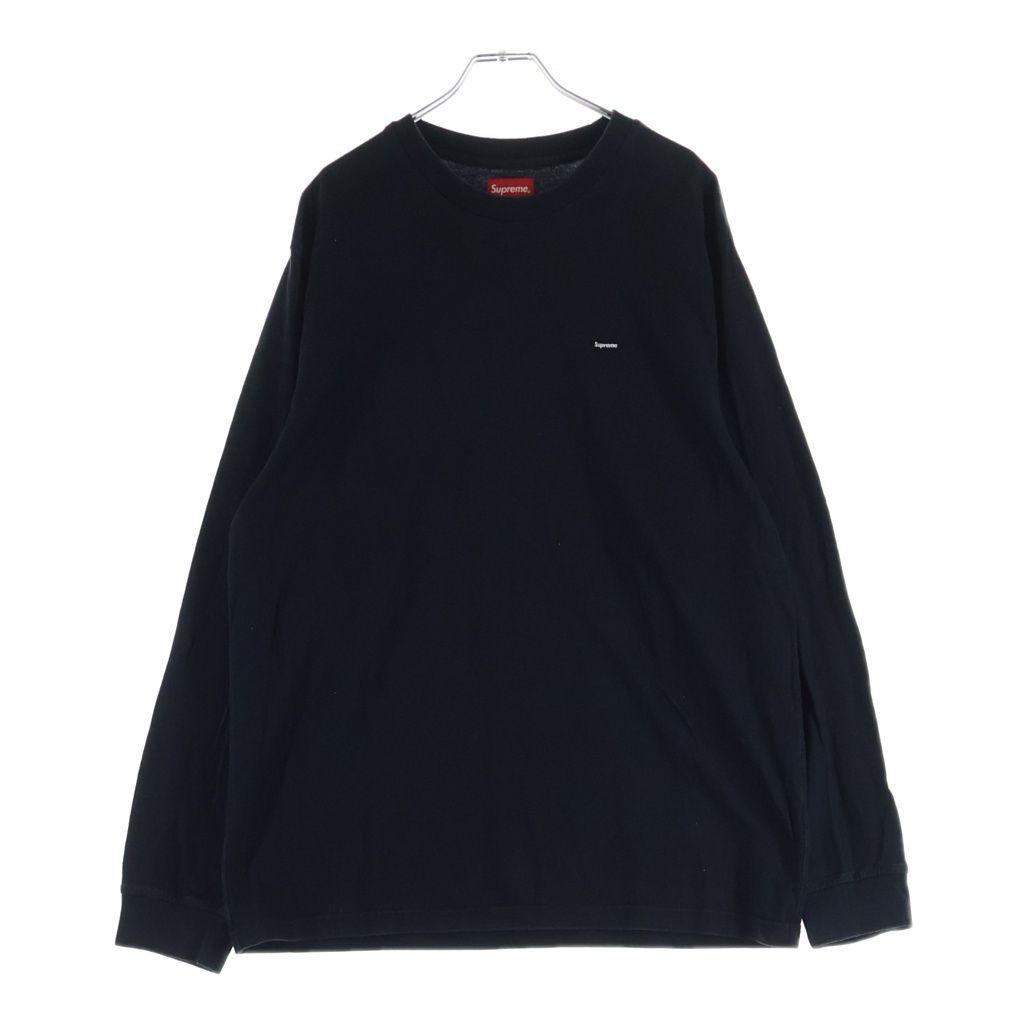 SUPREME (シュプリーム) Small Box Tee L/S スモールボックスロゴ 長袖カットソー ブラック