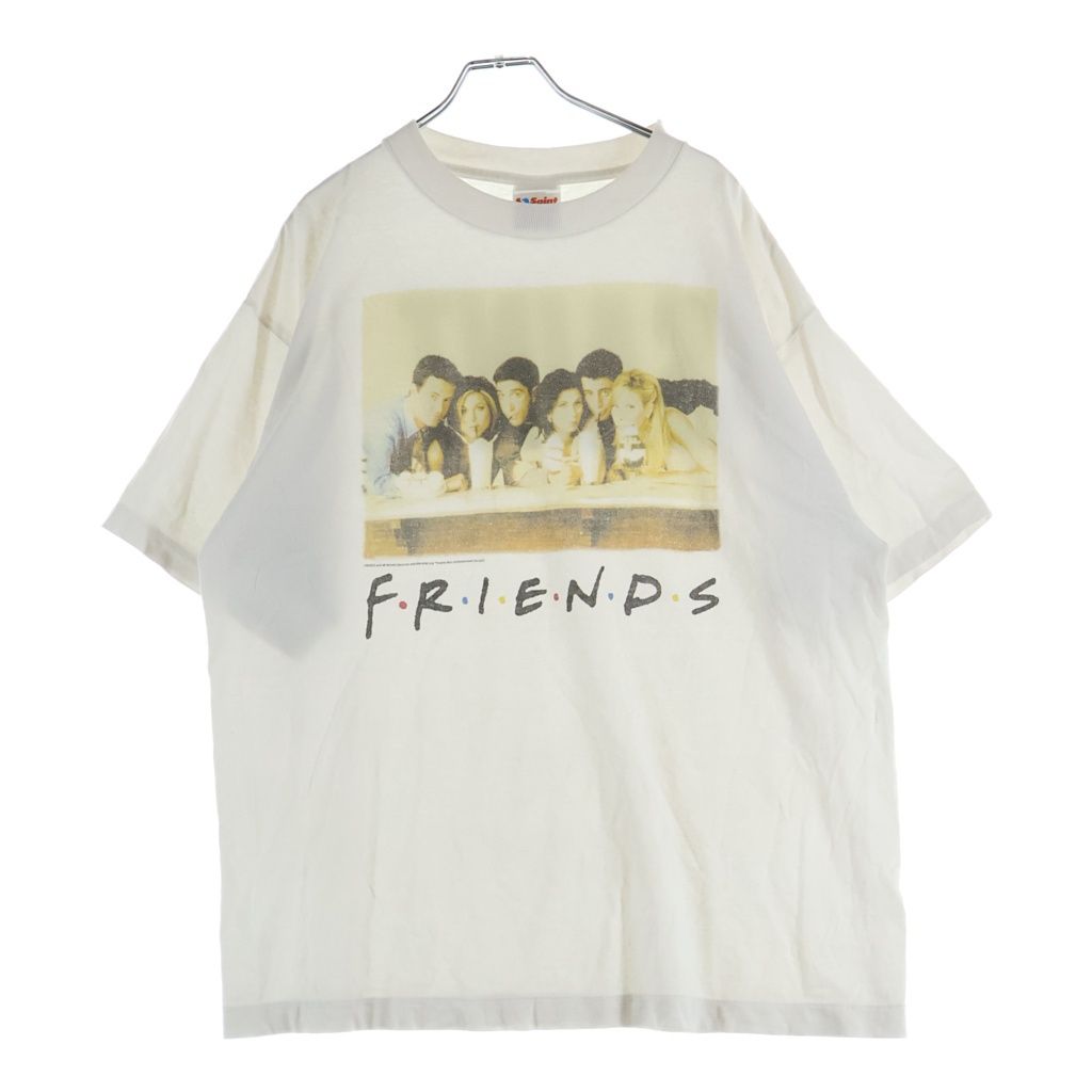 SAINT MICHAEL (セントマイケル) 25SS×FRIENDS FRD_SS TEE フレンズ グラフィックプリント Tシャツ 半袖 カットソー バックプリント ホワイト SM-HR8-0000-C57