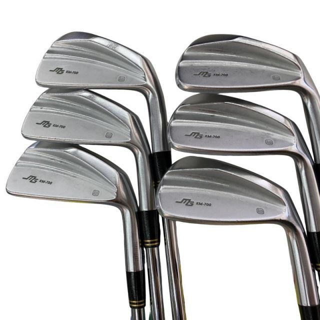 [Used] Miura Giken MG KM-700 6S Iron Set IR Genuine Custom Shaft (Flex S) Mens Men's Right Handed Right C Rank Golf Club
