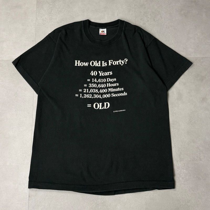 90s Message Print Tee【P0059】