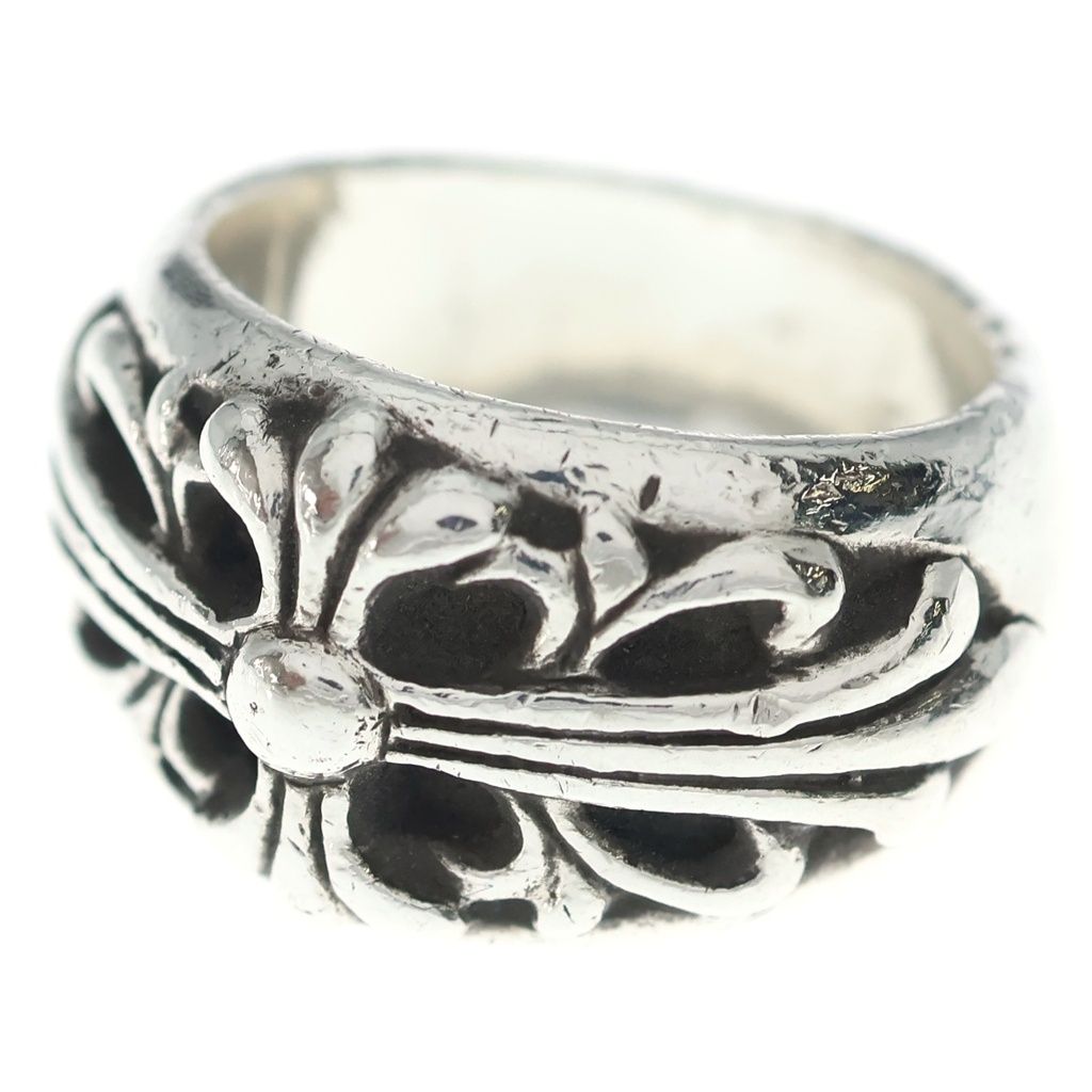 CHROME HEARTS (クロムハーツ) FLRL CRS フローラルクロス リング シルバー BCA346