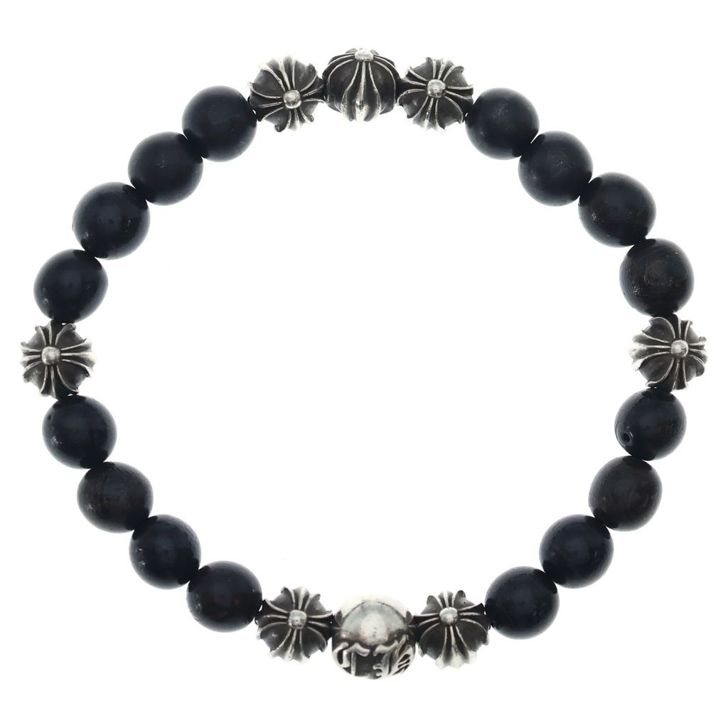 CHROME HEARTS (クロムハーツ) 8mm BEAD 8mmビーズブレス BEAD 8mmガーネットビーズブレスレット