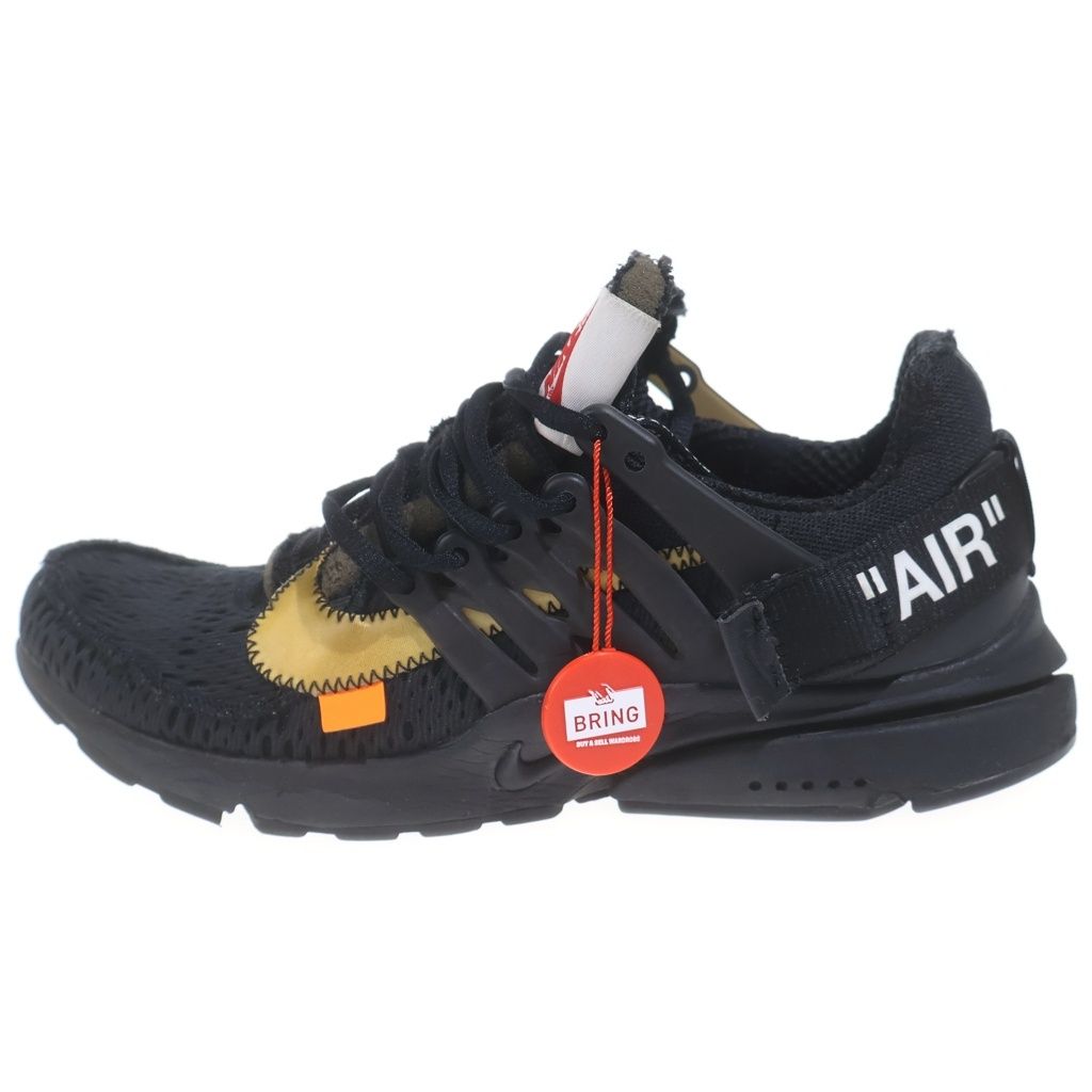 NIKE (ナイキ) ×OFF-WHITE AIR PRESTO AA3830-002 オフホワイト エアプレスト ローカットスニーカー US8/26.0cm ブラック
