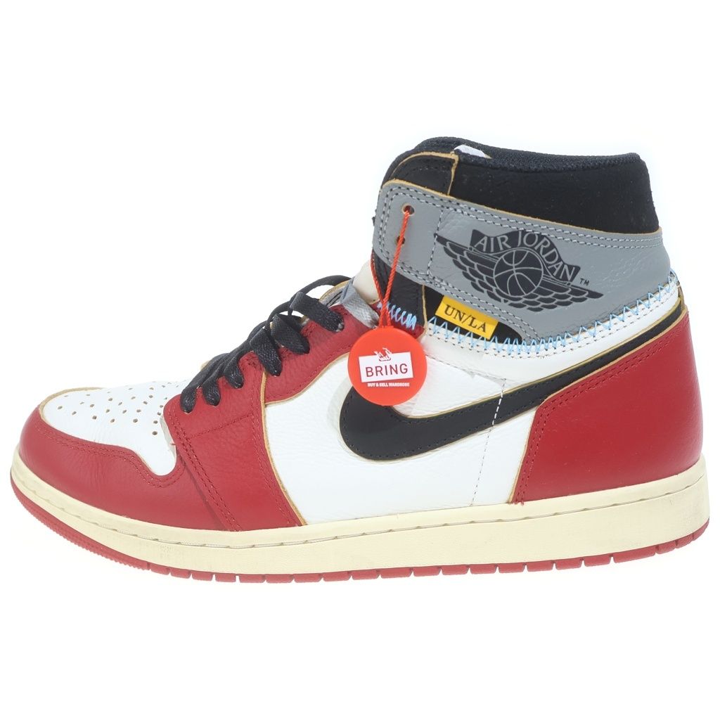NIKE (ナイキ) ×UNION AIR JORDAN 1 RETRO HIGH OG CHICAGO HV8563-600 ユニオン エアジョーダン1 シカゴ ハイカットスニーカー US11/29.0cm レッド/ホワイト