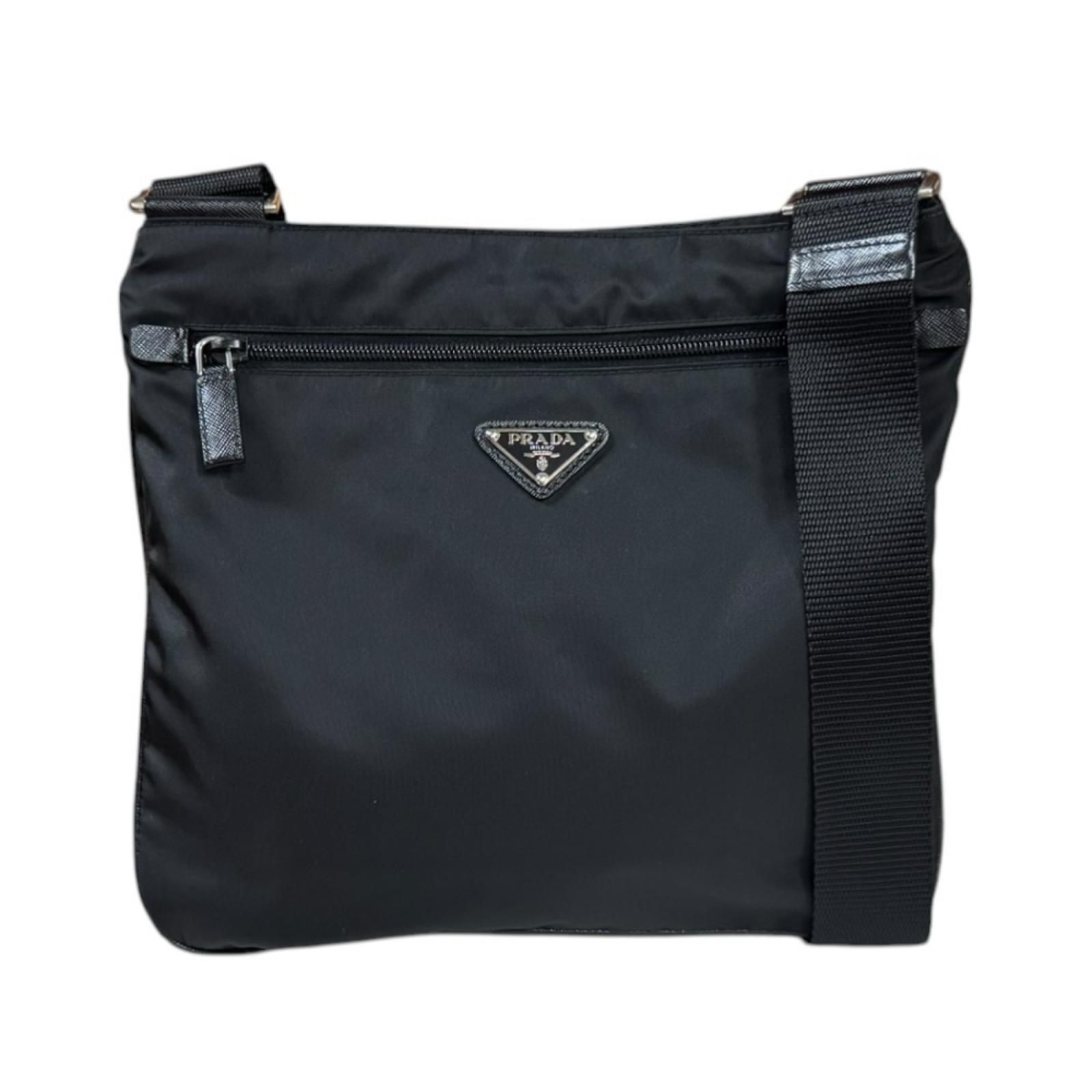 プラダ ショルダーバッグ ナイロン VA0563 ブラック レディース PRADA 中古 プラダ