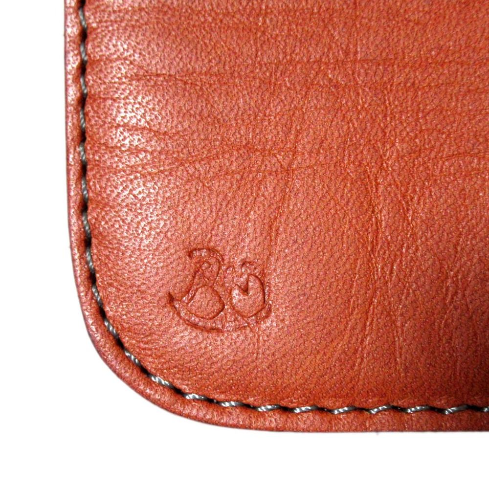 美品 REDMOON レッドムーン レザー 二つ折り ウォレット 財布 札入れ