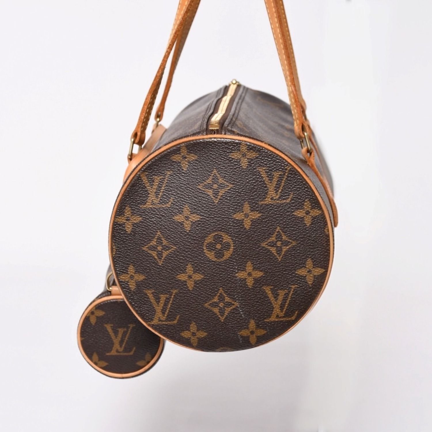 LOUIS VUITTON ルイヴィトン パピヨン30 ハンドバッグ M51385 筒型 