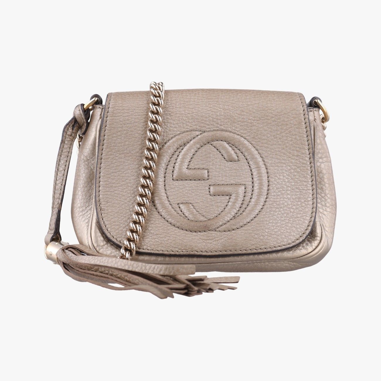 グッチGucciソーホー ゴールド レザー 323190 F014831523